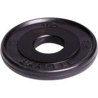 Олимпийский диск Barbell d 51 мм, чёрный, 1.25 кг 463