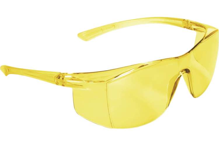 Спортивные защитные очки Truper LEN-LA желтые, поликарбонат 15295
