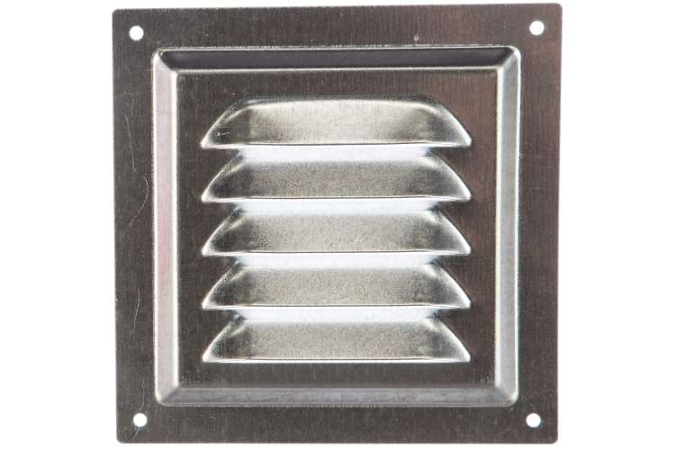 Решетка вентиляционная стальная оцинкованная 125х125 мм ERA 1212МЦ 86-856