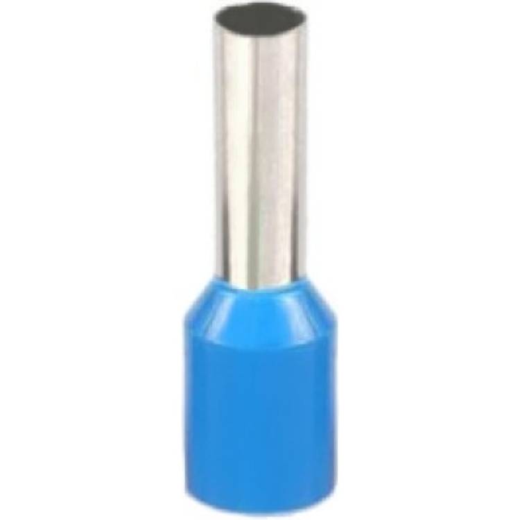 Наконечник-гильза HLT Ншви 2.5 мм2 с изолированным фланцем синий Е2508 упаковка 100 шт 084-04-25,084-04-025 4670042794104