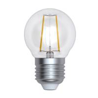 Диммируемая светодиодная лампа Uniel Форма шар Серия Air LED-G45-9W/3000K/E27/CL/DIM GLA01TR UL-00005193