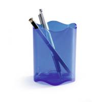 Стаканчик для ручек и карандашей DURABLE TREND прозрачно-синий 1701235540