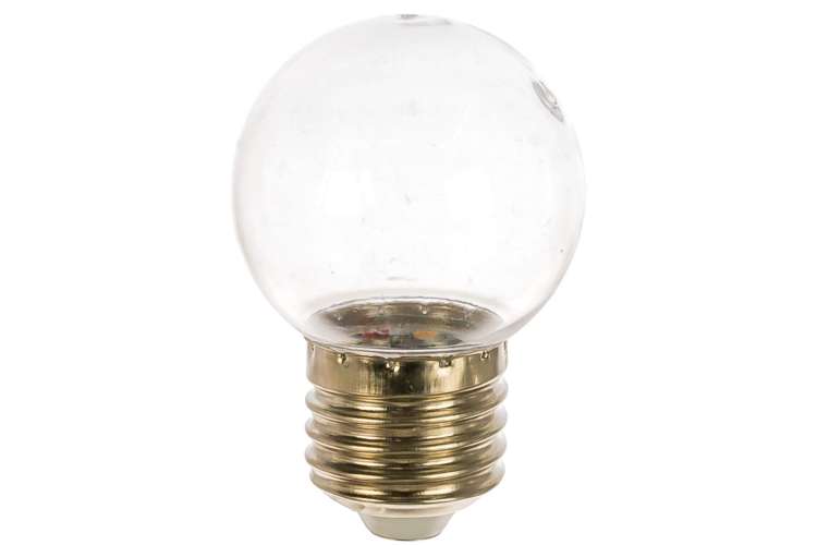 Декоративная светодиодная лампа Volpe LED-G45-1W/3000K/E27/CL/С UL-00005807