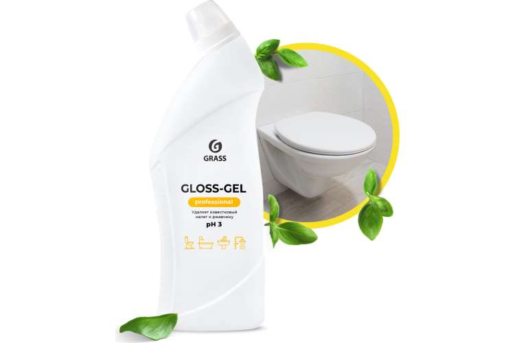 Чистящее средство для любых поверхностей Грасс Gloss Gel Professional 750 мл 125568