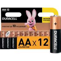 Батарейки щелочные Duracell, АА/LR6 12 шт C0037388