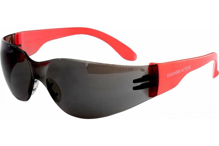 Защитные открытые очки РОСОМЗ О15 HAMMER ACTIVЕ АЛМАЗ 5-3,1 PC с мягким носоупором 115527-5