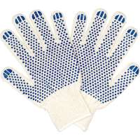 Трикотажные перчатки с ПВХ ПРОМПЕРЧАТКИ 6 нитей, 10 класс, белые, 200 пар ПП-27600/200