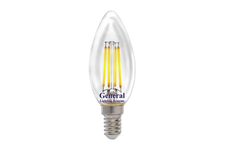 Светодиодная лампа General Lighting Systems FIL диммируемая, свеча CS-8W-E14-2700K 686700