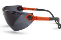 Защитные открытые очки Jeta Safety с регулировкой дужек, дымчатые линзы JSG2711-S