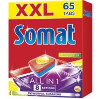 Таблетки для посудомоечных машин SOMAT 65шт, All-in-1 2489254 606079