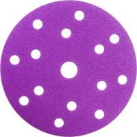 Шлифовальный круг на пленочной основе фиолетовый, 150 мм, 15 отверстий, Р600, 100 шт LIGREAT TL12197