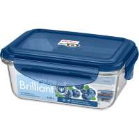 Герметичный контейнер для продуктов Phibo Brilliant прямоугольный, 0.45 л, синий 431199117
