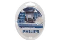 Автолампа PHILIPS H4 60/55 P43t-38 WhiteVision ultra 4200K 2шт+2шт W5W 12V 12342WVUSM