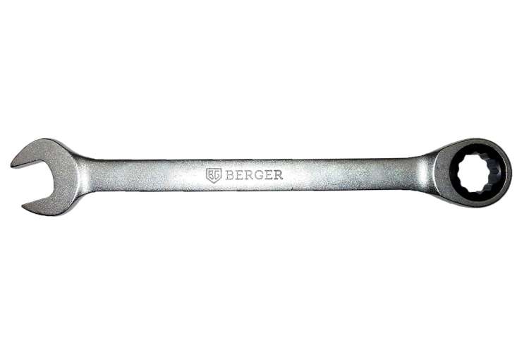 Комбинированный трещоточный ключ 22 мм Berger BG BG1189