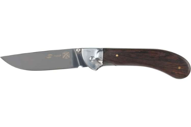 Нож Stinger 105 мм, серебро-коричневый, картонная коробка FK-9905