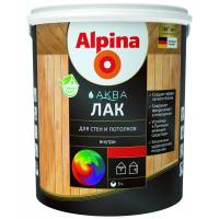 Лак ALPINA SVT AQUA акриловый для стен и потолков глянцевый колеруемый 0,9л 948103433