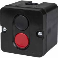 Кнопочный пост ПКЕ TDM 722 У2, красная и черная кнопки, IP54 SQ0742-0026