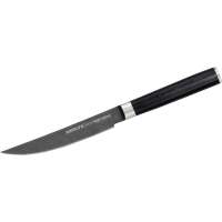 Кухонный нож для стейка Samura Mo-V Stonewash 120 мм, G-10 SM-0031B/K