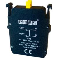 Блок-контакт Emas Старт+Стоп, 1НО+1НЗ, серия C, 250В AC, 4А C12