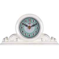 Настольные часы Apeyron цвет корпуса белый с серебром PLT211309