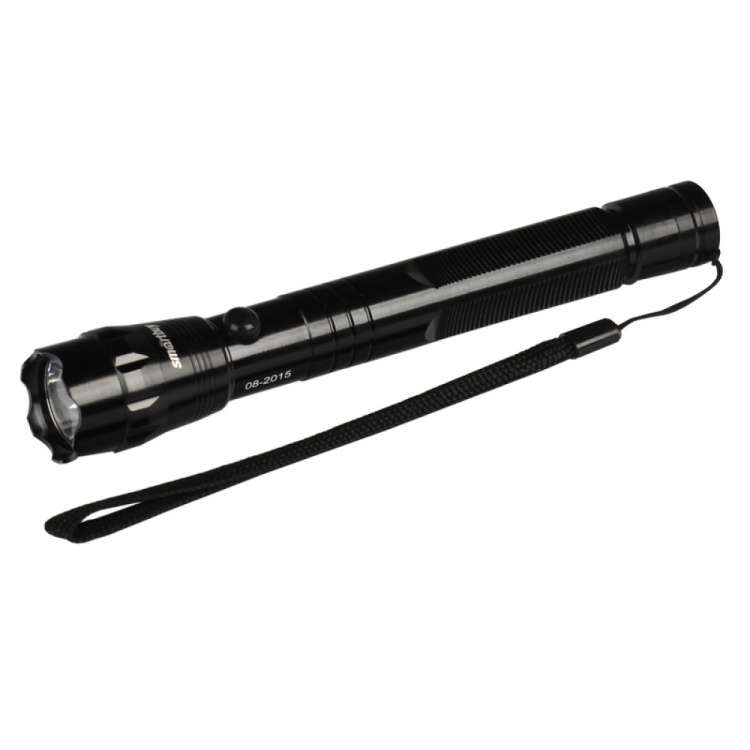 Светодиодный алюминиевый фонарь Smartbuy 1Вт 2AA, черный SBF-600-K