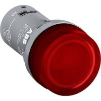 Лампа ABB CL2-520R красная со встроенным светодиодом 220В DC 1SFA619403R5201