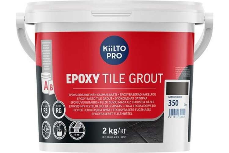 Эпоксидная затирка KIILTO Epoxy Tile Grout №350 черный T3640.002