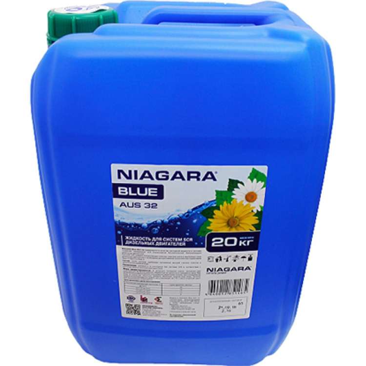 Жидкость Ниагара NIAGARA 20 л., водный раствор мочевины, а/м ЕВРО-4,5,6 1008000013