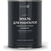 Термостойкая эмаль для мангалов Elcon max therm черная, 1000 градусов, 0,8 кг 00-00462674
