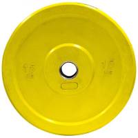 Бамперный диск для штанги Ecos 15 кг, цветной 002838