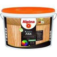 Лак ALPINA SVT AQUA акриловый для стен и потолков шелковисто-матовый колеруемый 10л 948103562