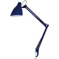 Настольный светильник Camelion KD-335 C23 темно-синий, с металлической струбциной, 230V, 40W, E27 13877