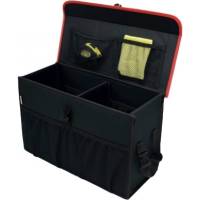 Органайзер в багажник A&P Лидер размер L Slim, черный с красной окантовкой OLD976