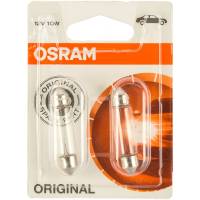 Автолампа OSRAM C10W SV8.5-8 41 мм, 2 шт, 12V, 1, 10 6411-02B
