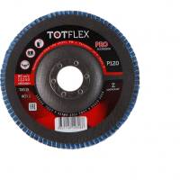 Круг лепестковый торцевой TOTFLEX AGGRESSOR-PRO 2 125x22 Z P120 4631148128088
