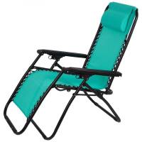 Складное кресло-шезлонг Ecos CHO-137-13 Люкс мятный 993122