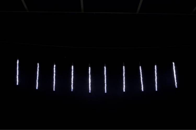 Гирлянда Neon-Night Тающие сосульки 24V, комплект 8шт х 50см, шаг 40 см, 30x8 LED белые 256-313-6