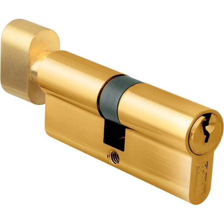 Механизм цилиндровый SCHLOSS 84014 латунный, завертка-ключ, золото, 70 мм (35/35) (10/50) тов-211913