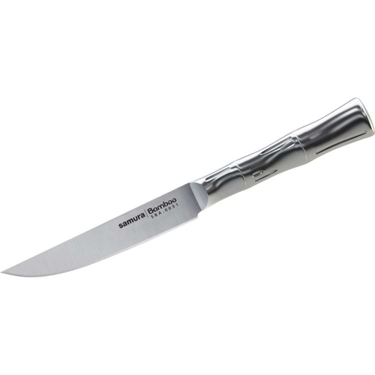Кухонный нож Samura "Bamboo" для стейка, 110 мм, AUS-8 SBA-0031/K