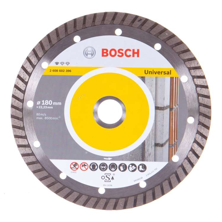 Диск алмазный Professional for Universal Turbo для УШМ (180х22,2 мм) Bosch 2608602396