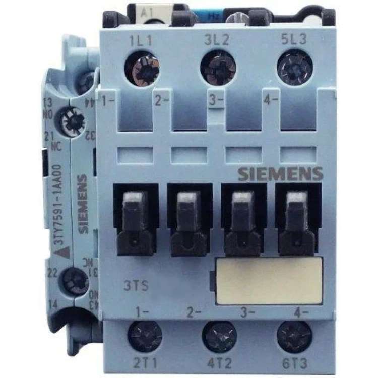 Контактор Siemens ac-3, 5.5квт, 400v / блок-контакты 1но ac 220v 50/60 hz, 3TS3110-0AN2