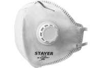 Фильтрующая плоская полумаска STAYER FV-80 FFP1 с клапаном 11113_z01