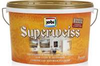 Краска супербелая высокоукрывистая JOBI SUPERWEISS 5 л 11825