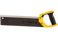 Пасовочная ножовка для стусла TOPEX закаленные зубья, двухкомпонентная ручка 10A706