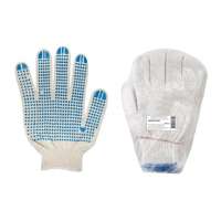 Трикотажные перчатки TDM Народная, х/б, с ПВХ-точка, 6 пар SQ1016-0101