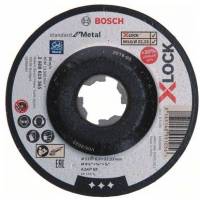 Обдирочный диск (115 x 6 x 22.23; вогнутый, +30%) по металлу  X-LOCK Bosch 2608619365