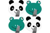 Набор 4 крючка Tatkraft TEAM Panda&Frogs 10451