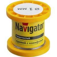 Припой NEM-Pos02-63K-1-K50 ПОС-63 (50 гр; 1 мм; катушка) Navigator 93079