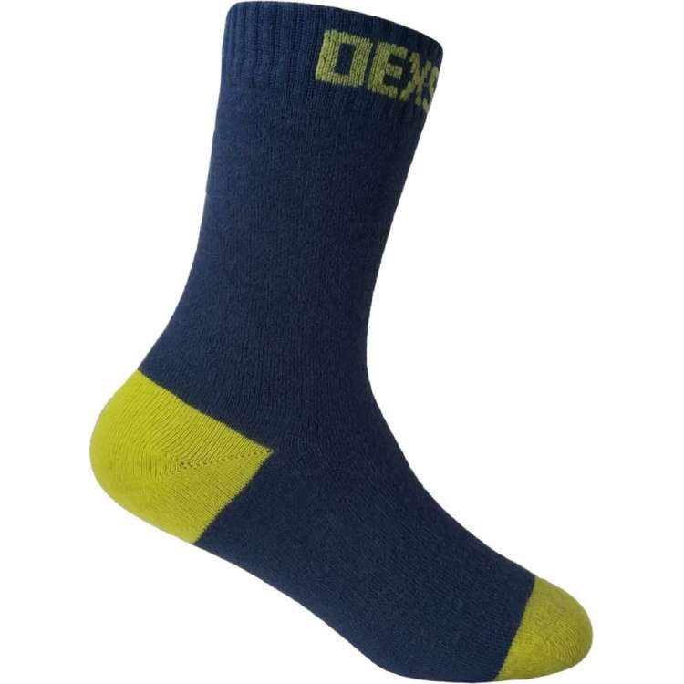 Водонепроницаемые детские носки DexShell Ultra Thin Children Socks, размер L, черный/желтый DS543NLL