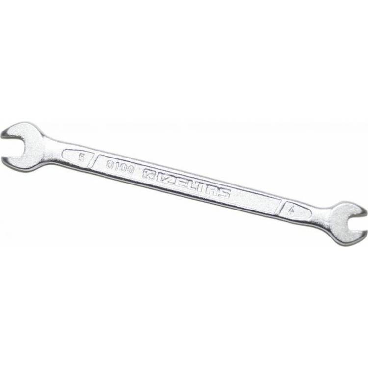Рожковый ключ IZELTAS 4x5 мм, длина 97 мм 0100010405